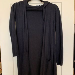 Black cashmere cardigan
